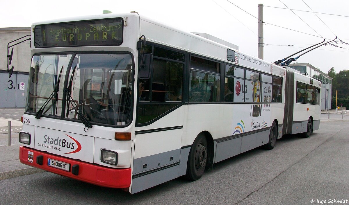 Salzburg AG | StadtBus | Nr. 206 | S-386 BT | Grf & Stift GE 112 M 16 | 2009 in Salzburg