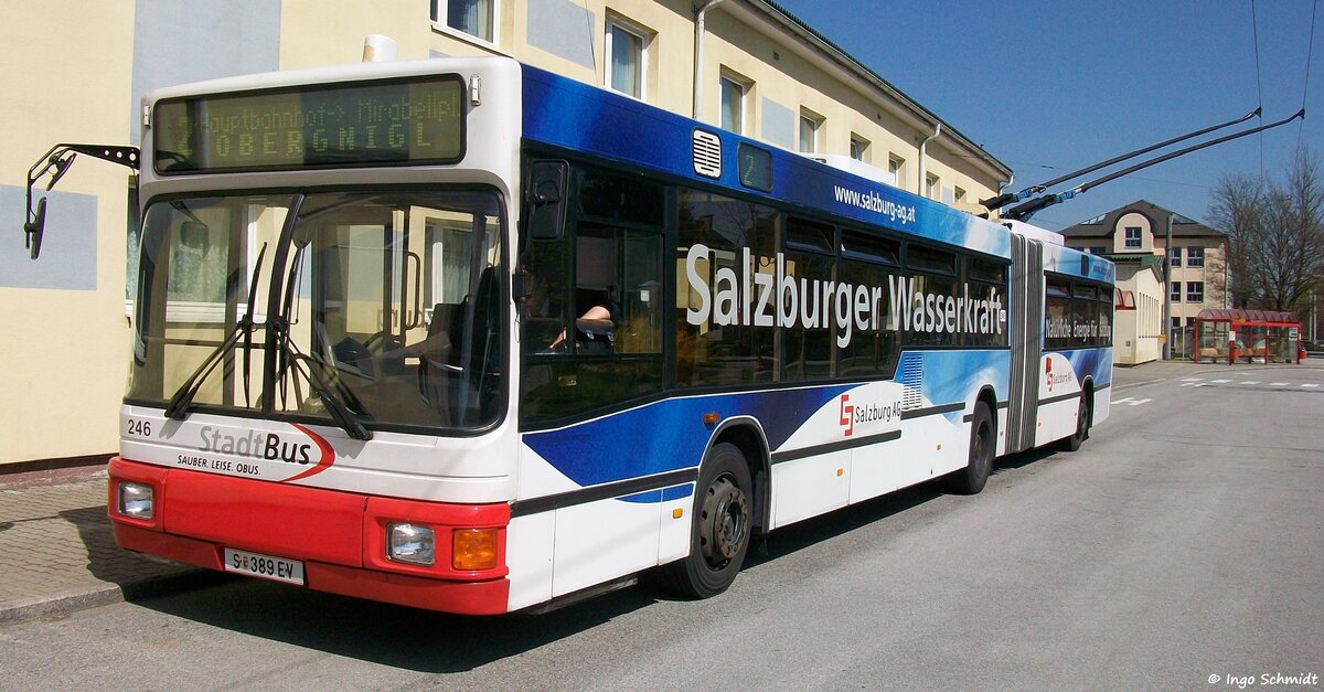 Salzburg AG | StadtBus | Nr. 246 | S-389 EV | Grf & Stift NGT 204 M 16 | 05.04.2009 in Wals