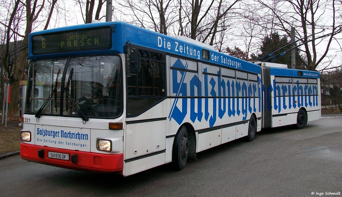 Salzburg AG | StadtBus | Nr. 221 | S-616 DF | Grf & Stift GE 112 M 16 | 2009 in Salzburg