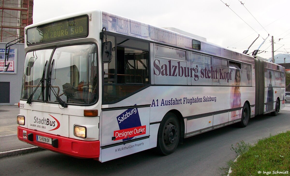Salzburg AG | StadtBus | Nr. 223 | S-618 DF | Grf & Stift GE 112 M 16 | 2010 in Salzburg