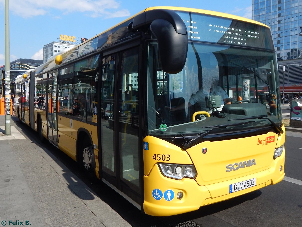 Scania Citywide der BVG in Berlin.