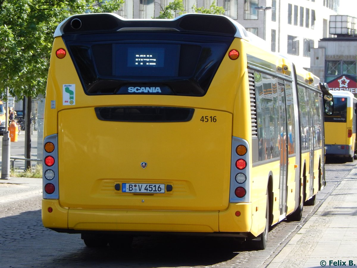 Scania Citywide der BVG in Berlin.