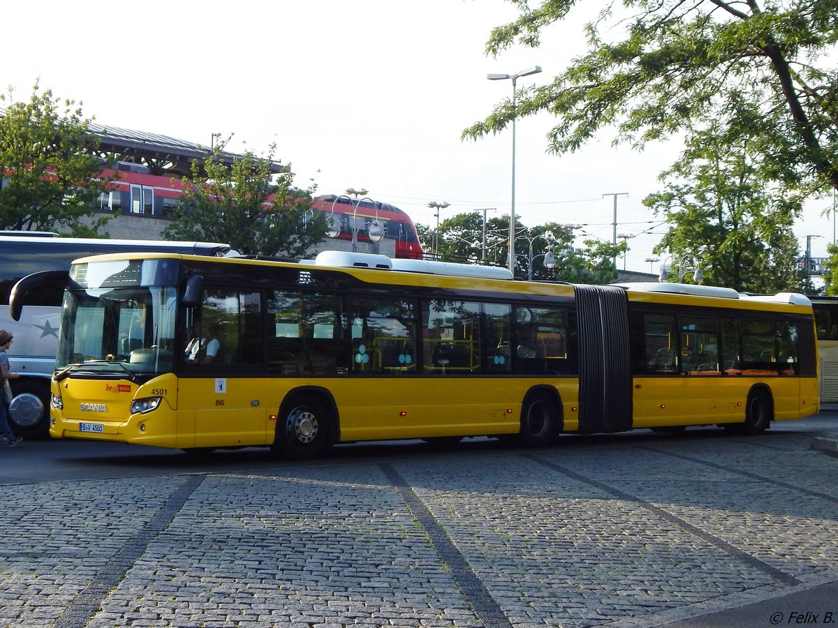 Scania Citywide der BVG in Berlin.