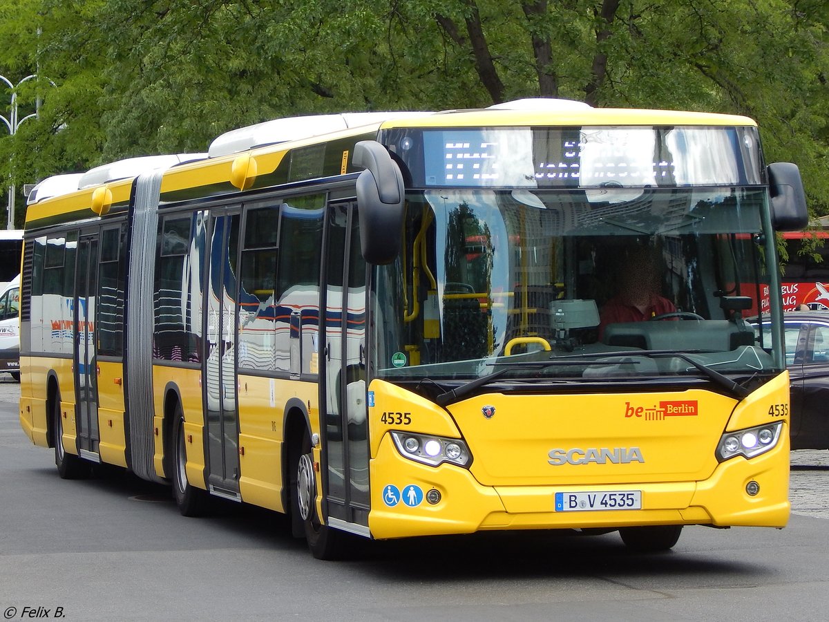 Scania Citywide der BVG in Berlin.