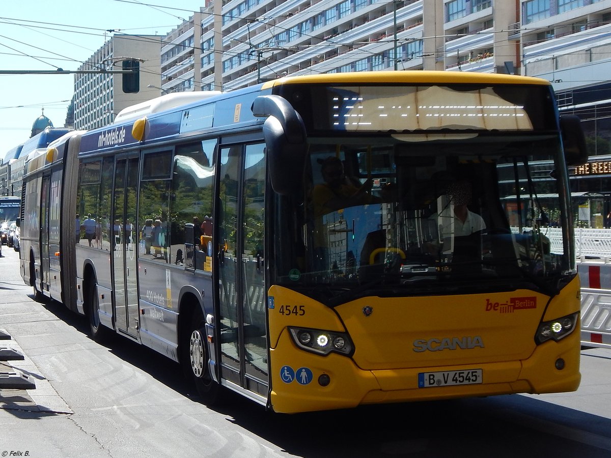 Scania Citywide der BVG in Berlin.