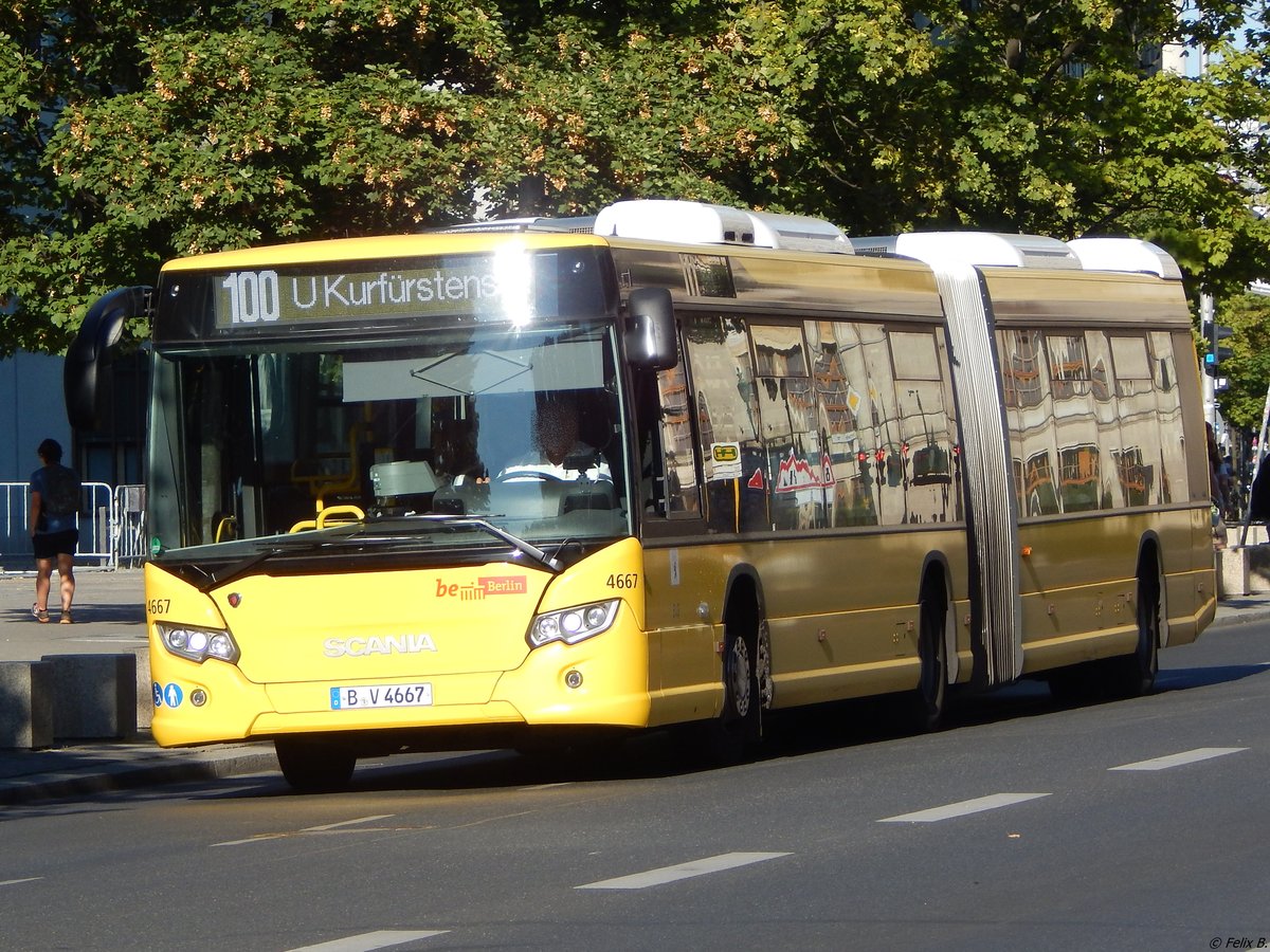 Scania Citywide der BVG in Berlin.