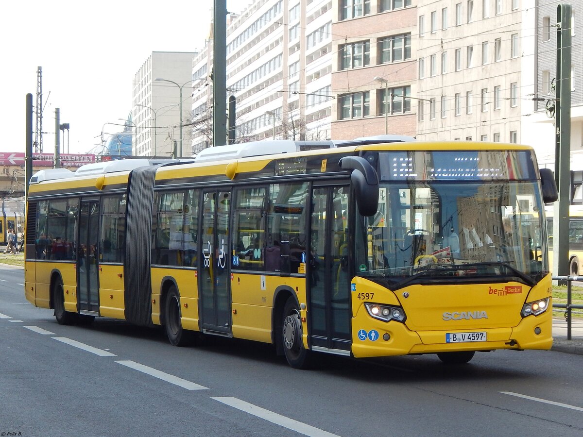 Scania Citywide der BVG in Berlin.