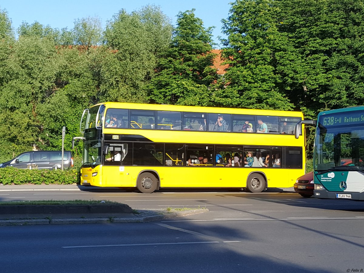 Scania Citywide LFDD der BVG in Berlin.