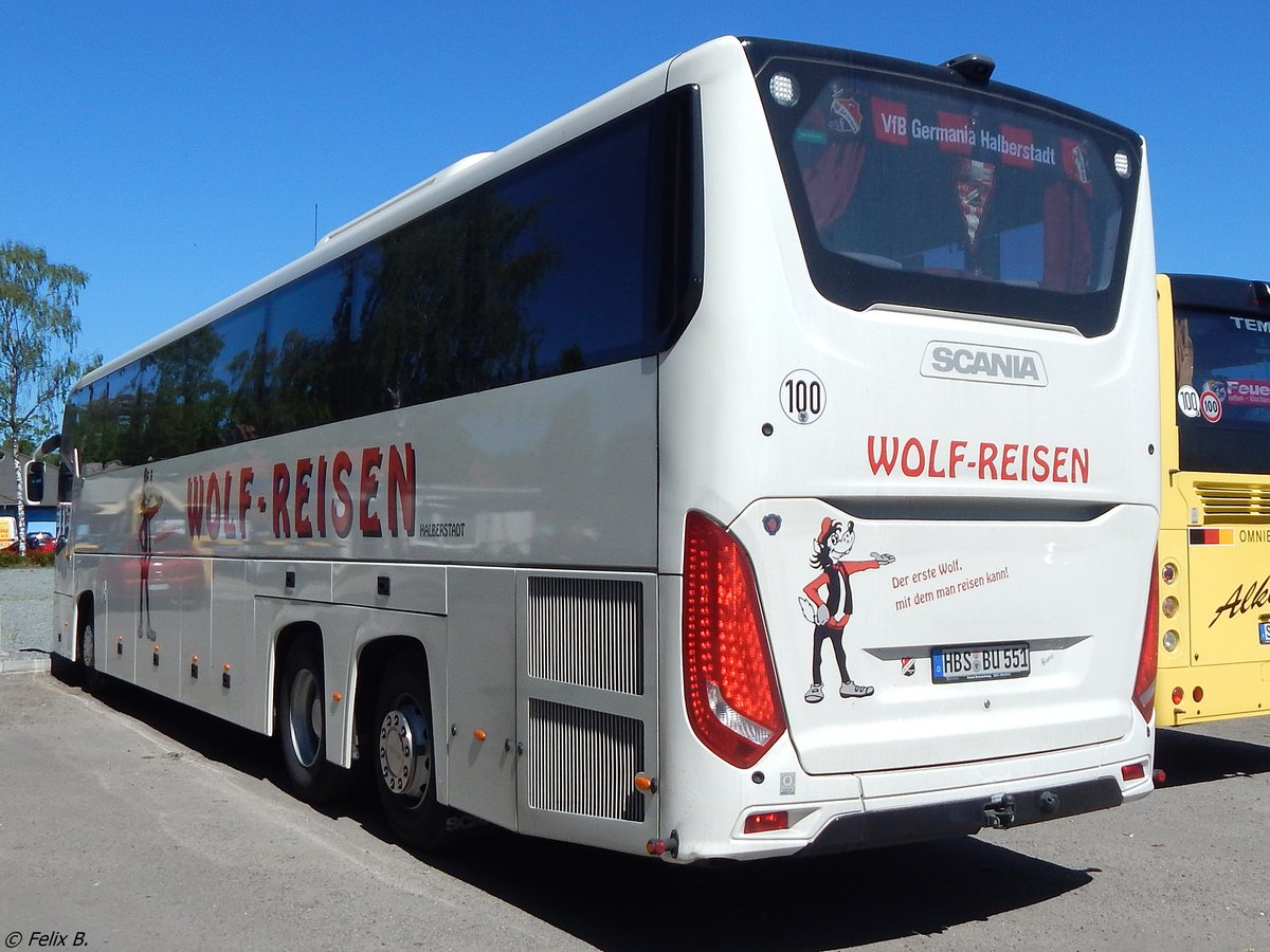 Scania InterLink von Wolf-Reisen aus Deutschland in Binz.