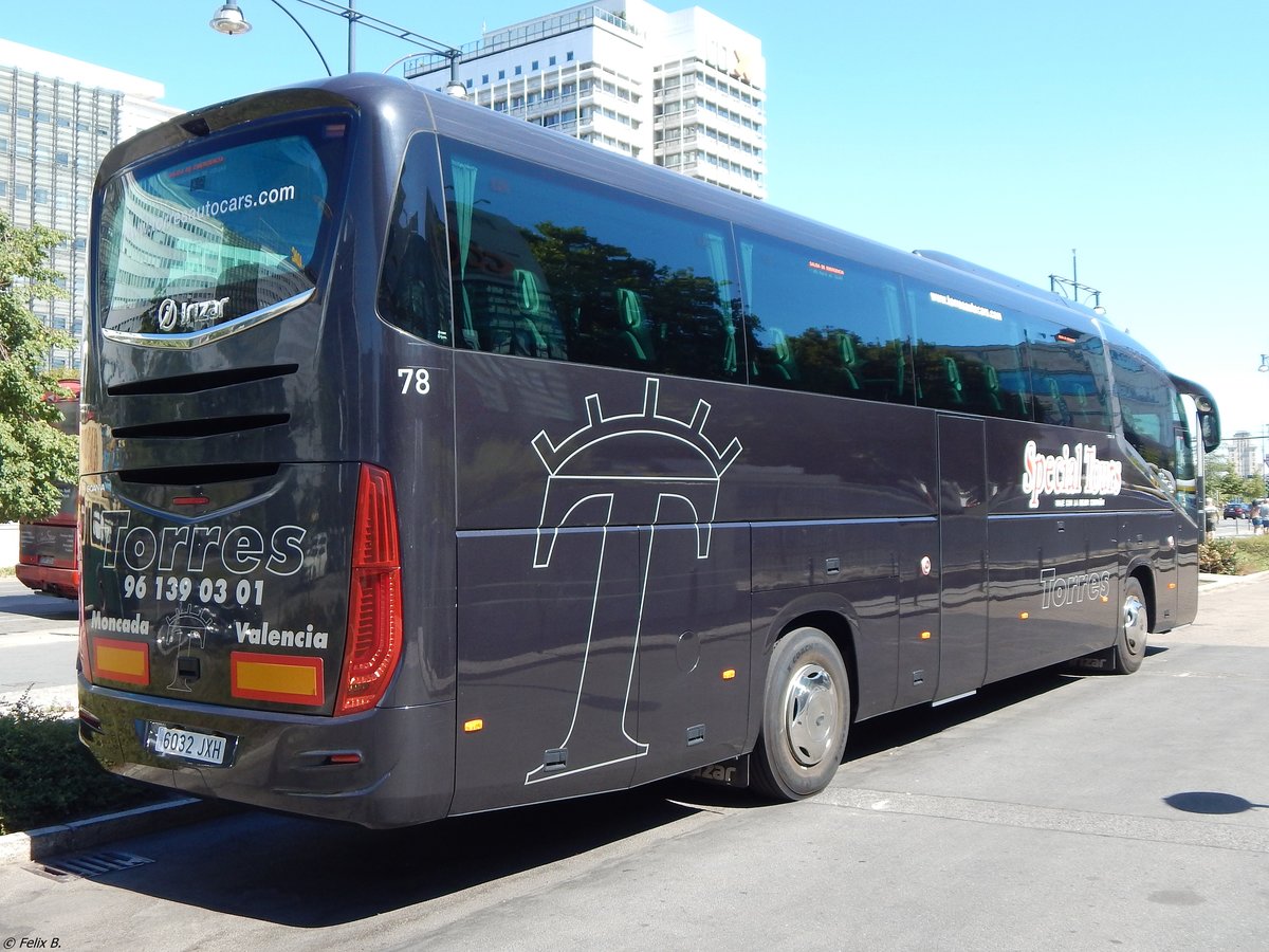 Scania Irizar von Autocares Torres aus Spanien in Berlin.