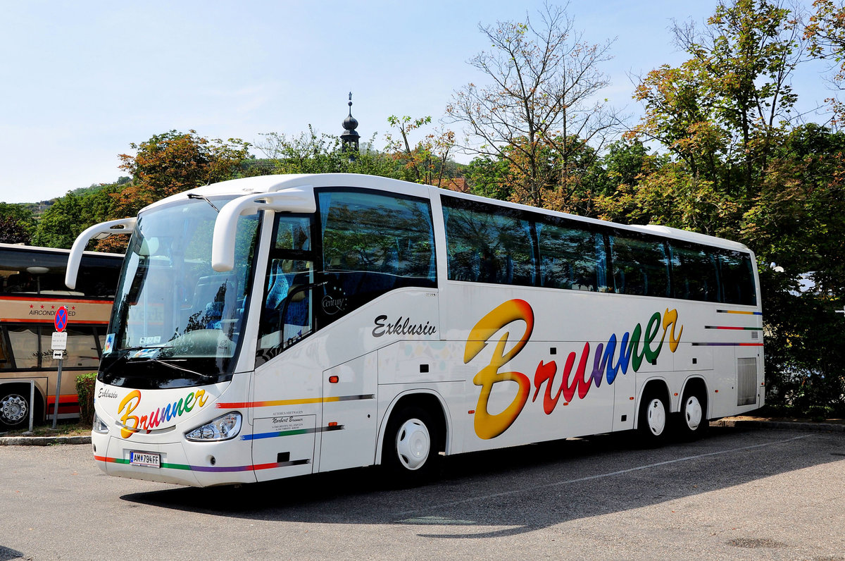 Scania Irizar von Brunner Reisen aus sterreich in Krems.