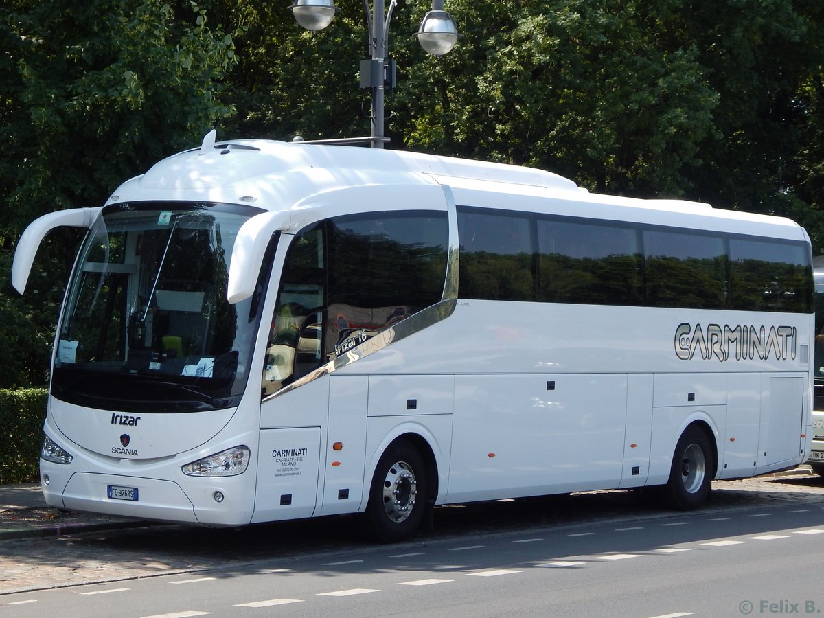 Scania Irizar von Carminati aus Italien in Berlin.