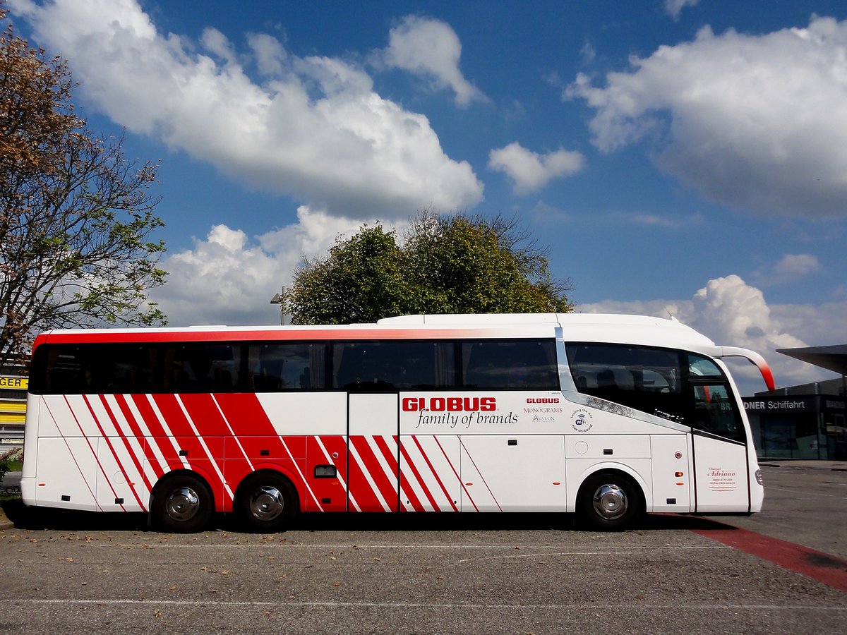 Scania Irizar i6 von Adriano aus Italien in Krems gesehen.