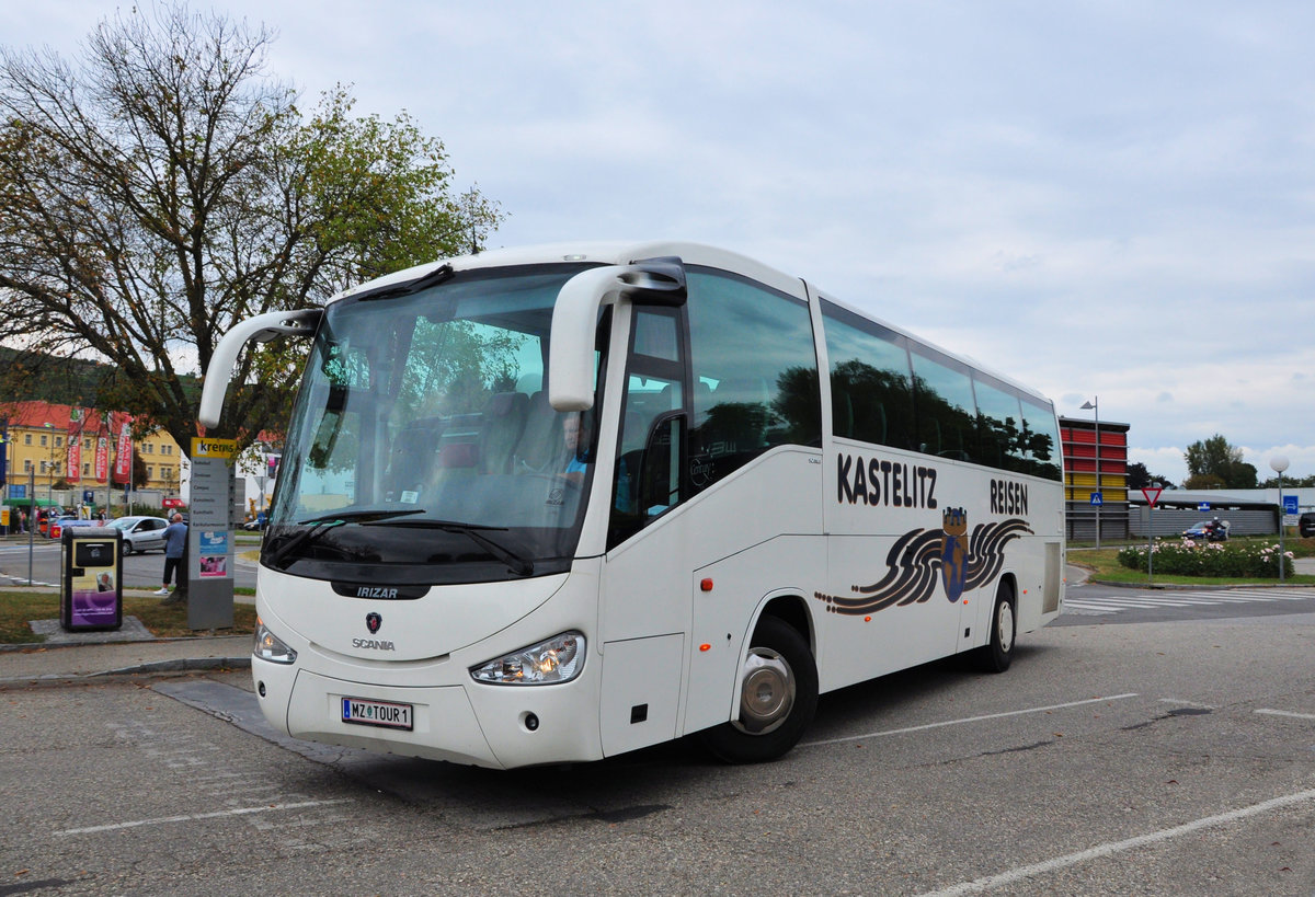 Scania Irizar von Kastelitz Reisen aus sterreich in Krems.