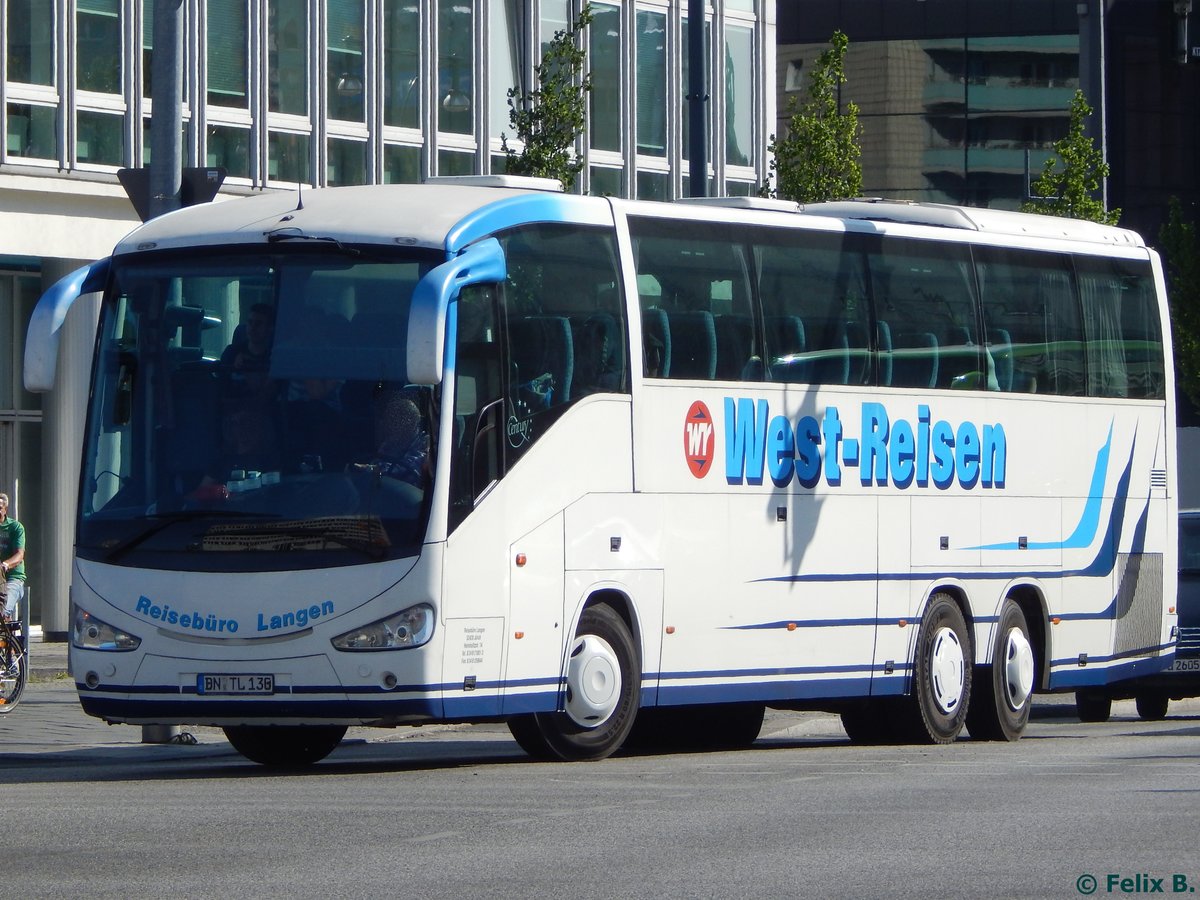 Scania Irizar von Reisebro Langen aus Deutschland in Berlin.