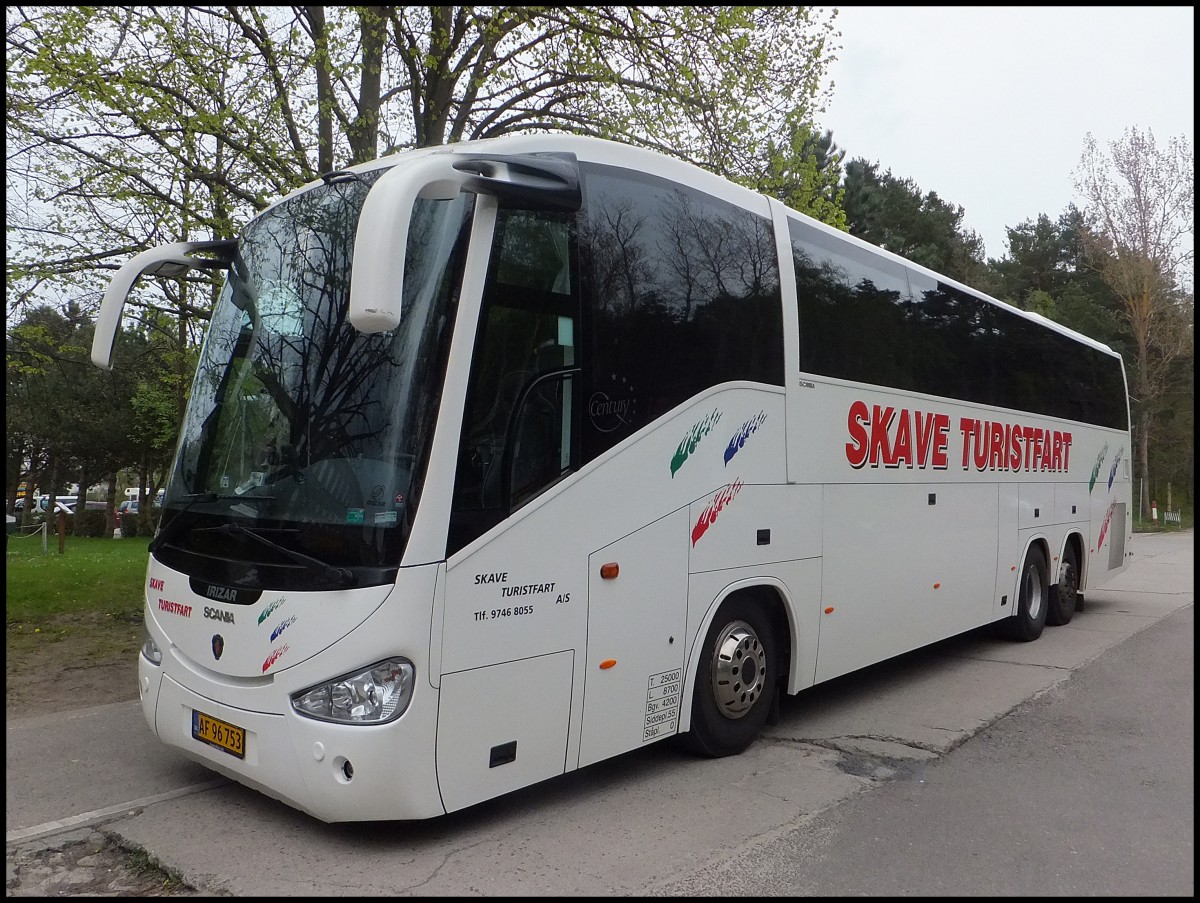 Scania Irizar von Skave Turistfart aus Dnemark in Binz.