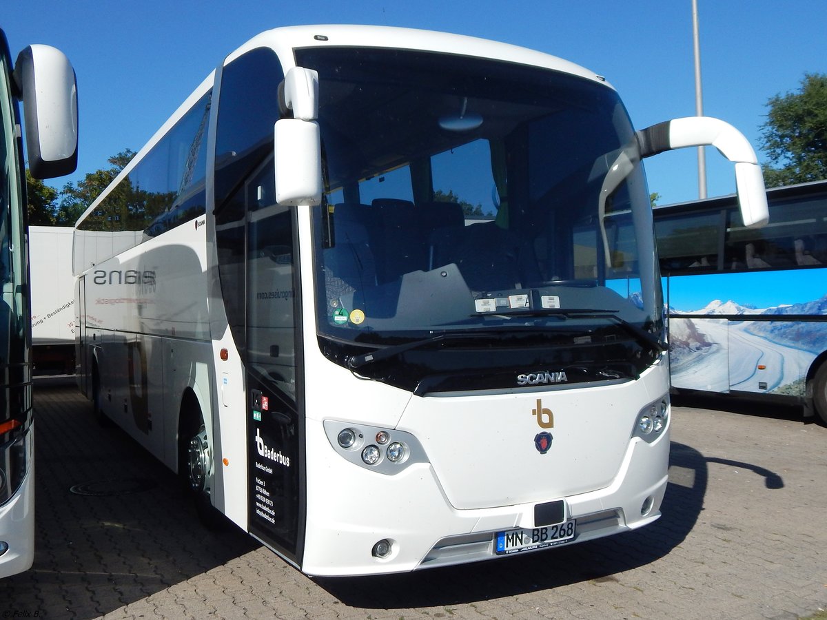 Scania OmniExpress von Baderbus aus Deutschland in Berlin.