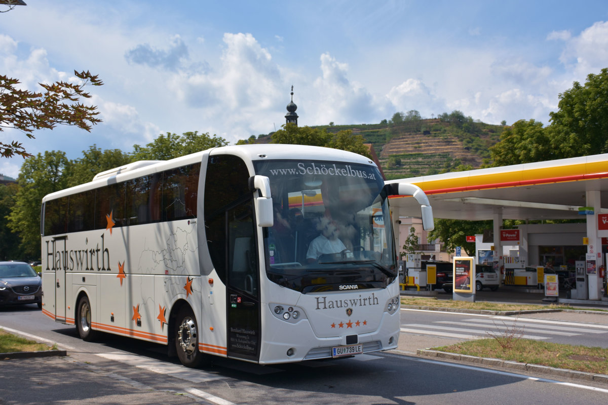 Scania OmniExpress von Hauswirth Reisen aus sterreich 2017 in Krems.