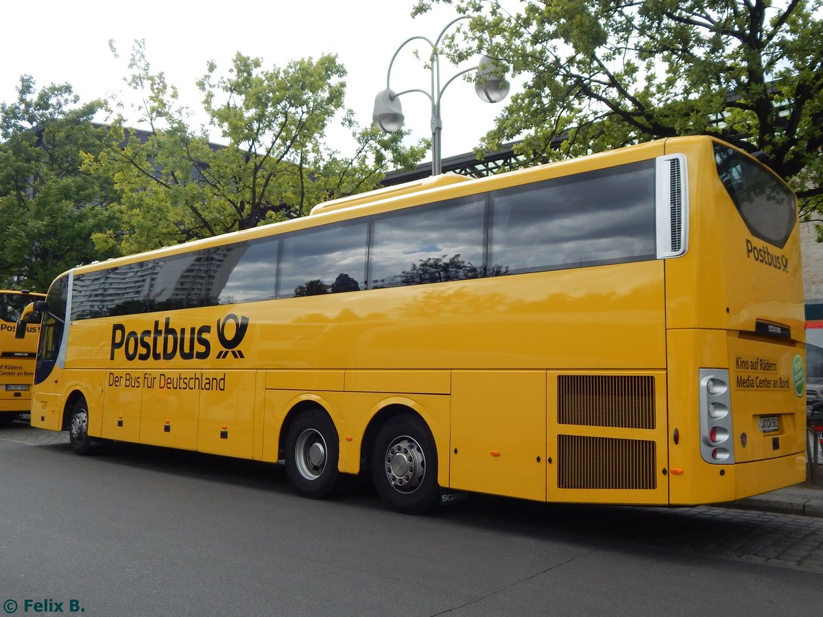 Scania OmniExpress von Postbus/Weingartner aus Deutschland in Berlin.