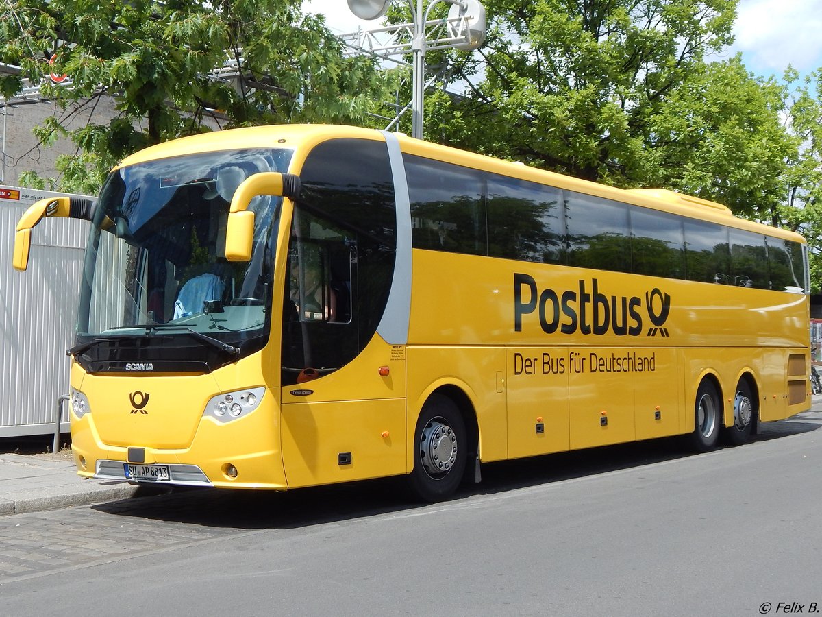 Scania OmniExpress von Postbus/Wilms aus Deutschland in Berlin.