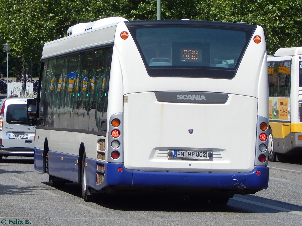 Scania OmniLink vom Busbetrieb W. Patzsch aus Deutschland in Potsdam. 