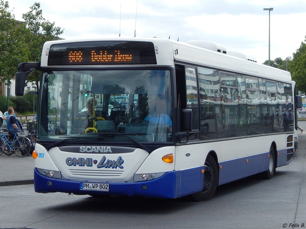 Scania OmniLink vom Busbetrieb W. Patzsch aus Deutschland in Potsdam.