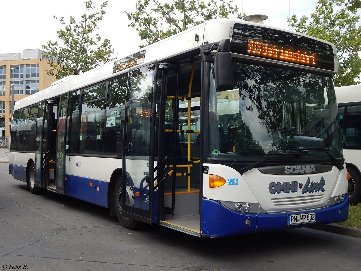 Scania OmniLink vom Busbetrieb W. Patzsch aus Deutschland in Potsdam.