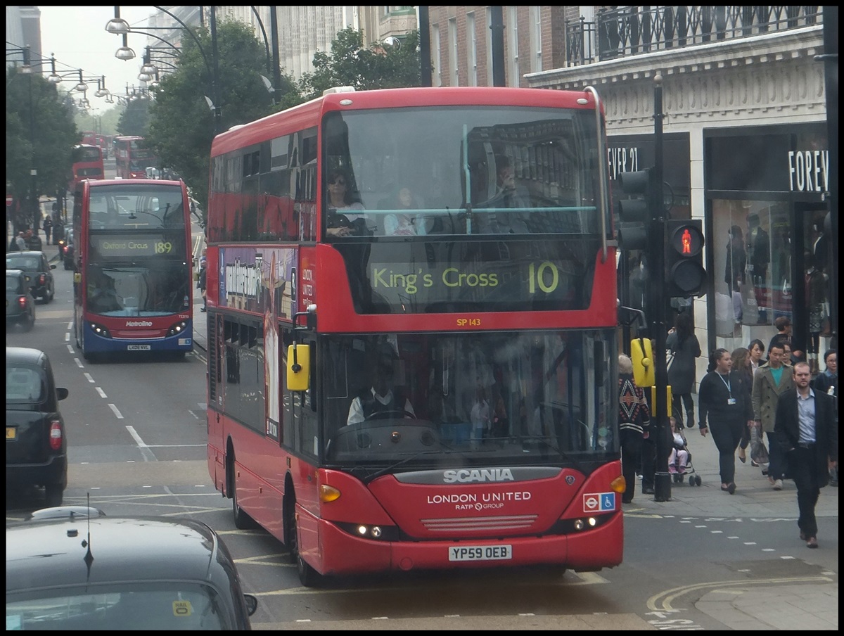 Scania OmniLink von London United in London.