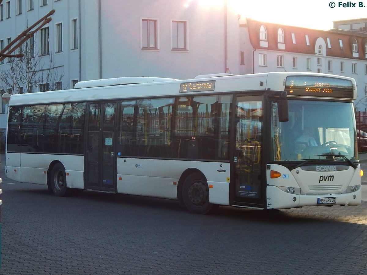 Scania OmniLink der PVM Waren in Neubrandenburg.