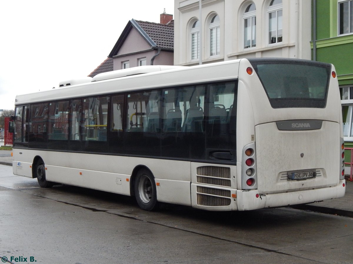 Scania OmniLink der PVM Waren in Neubrandenburg.