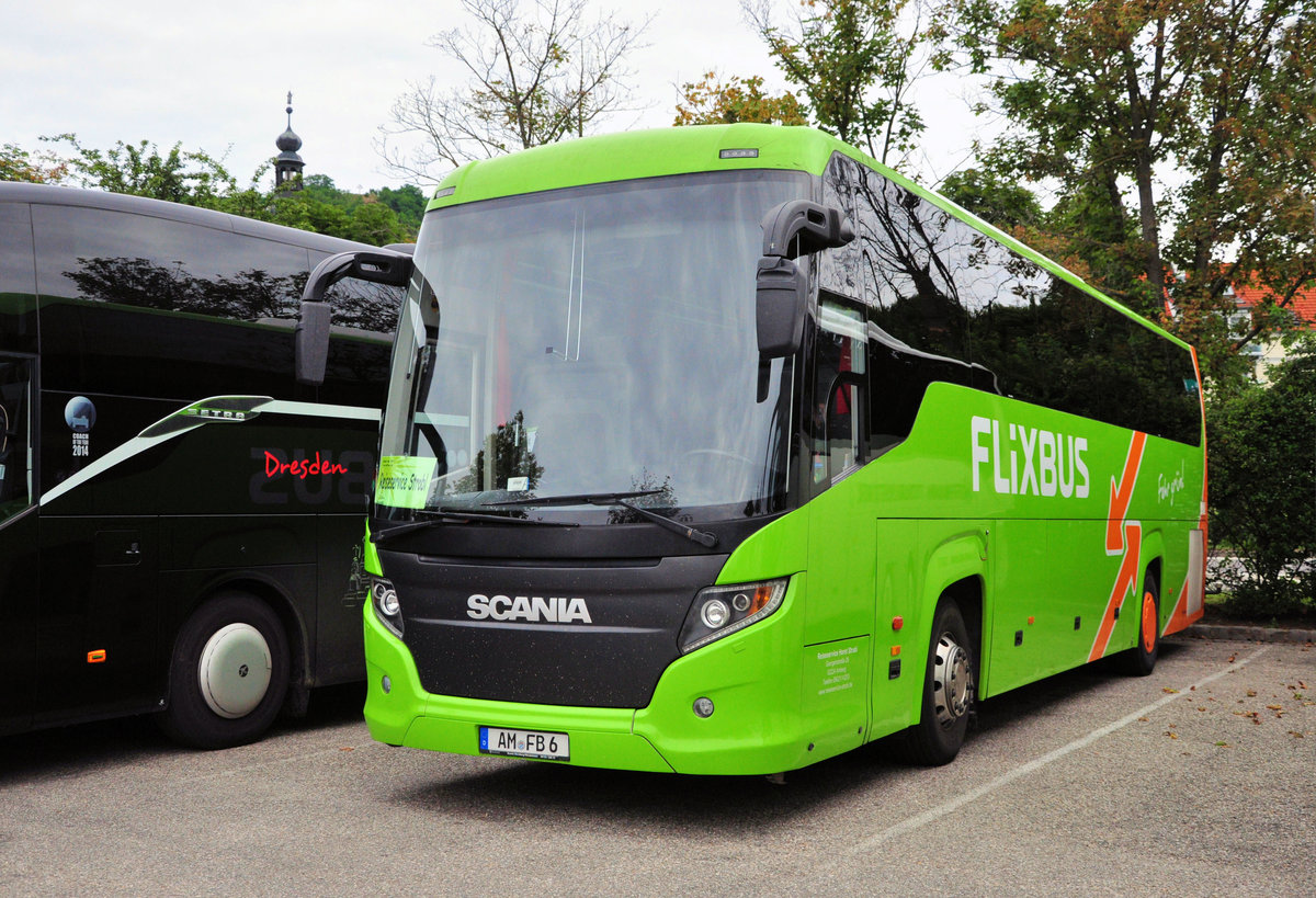 Scania Touring von Horst Strobl - Flixbus aus der BRD in Krems gesehen.