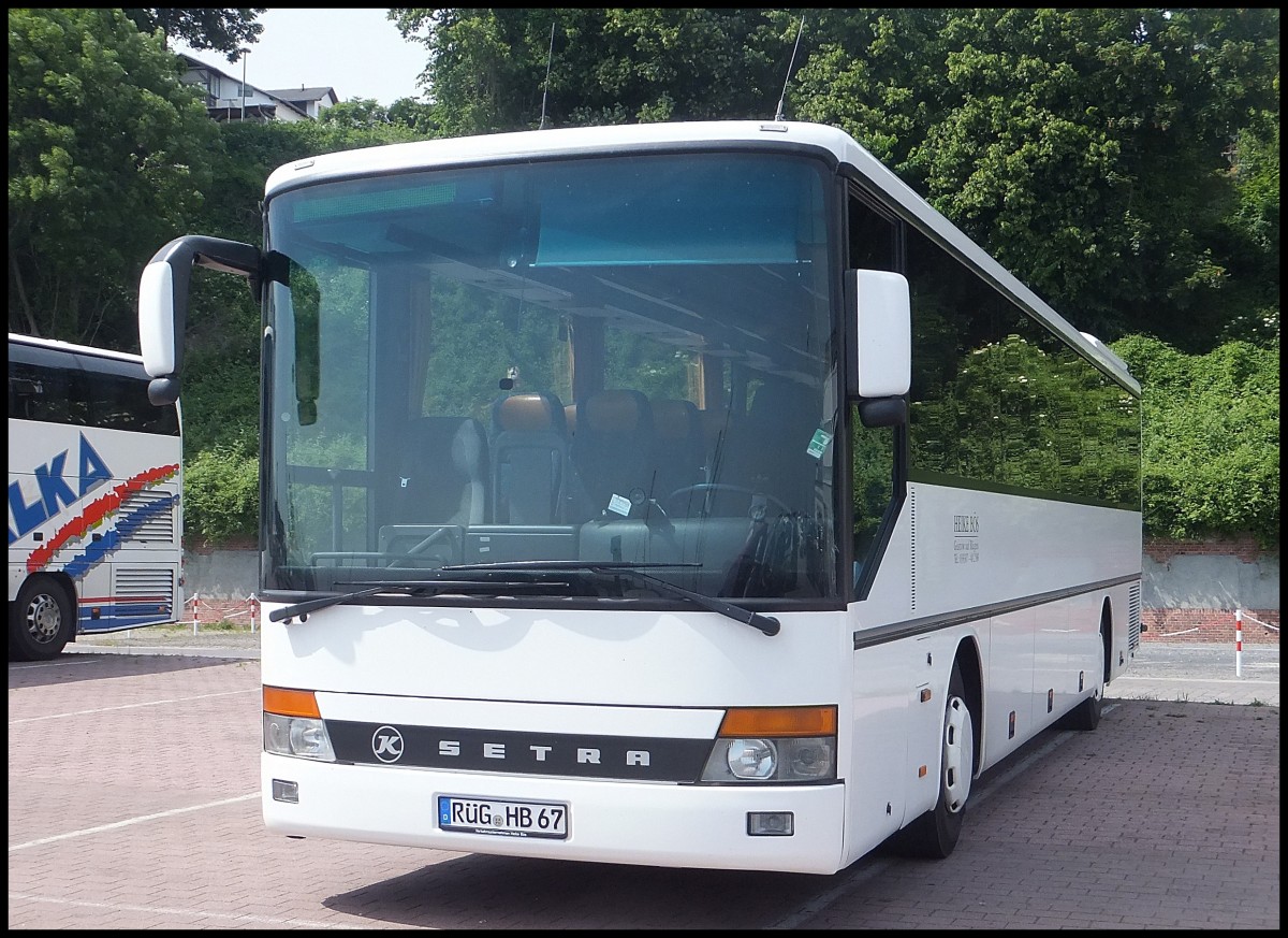 Setra 315 H von Heike Bs aus Deutschland im Stadthafen Sassnitz.