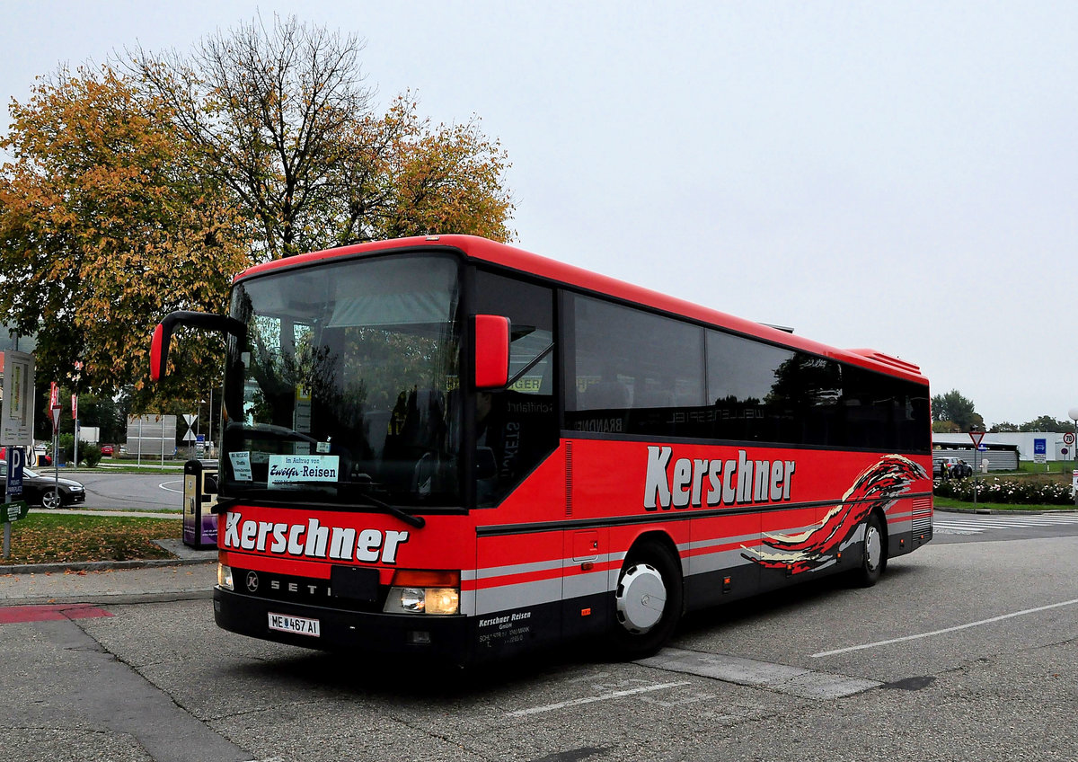 Setra 315 H vom Reisebro Kerschner aus Niedersterreich in Krems gesehen.