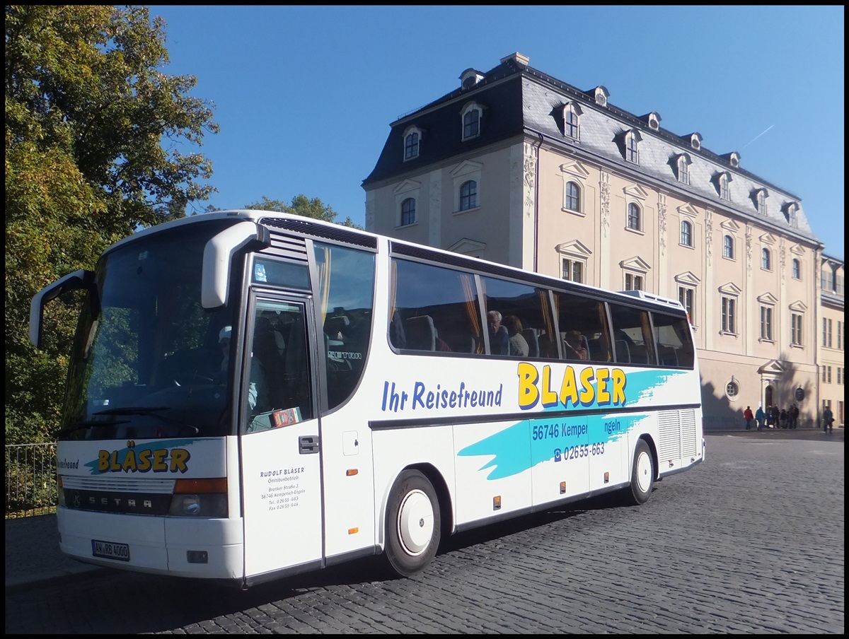 Setra 315 HD von Blser aus Deutschland in Weimar. 