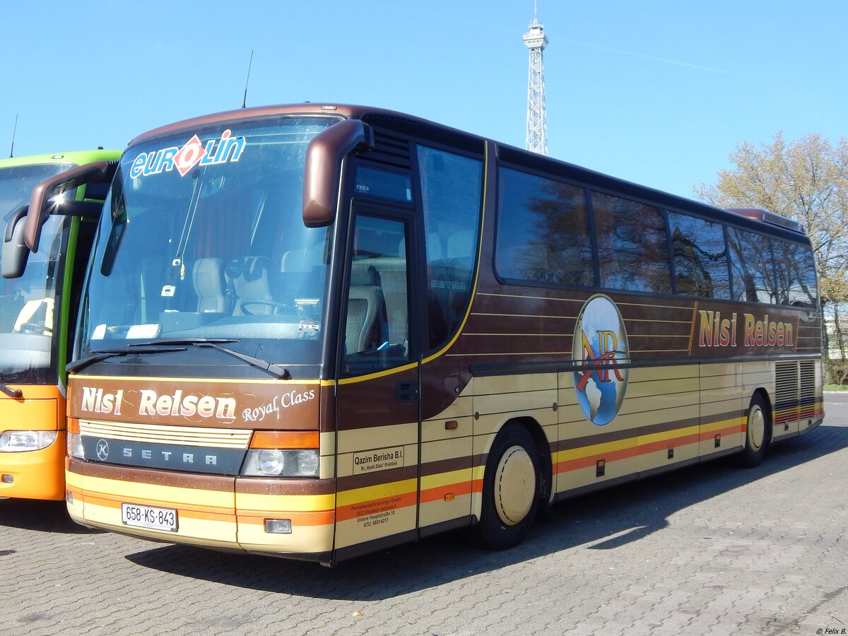 Setra 315 HD von Eurolines/Nisi Reisen aus dem Kosovo in Berlin.