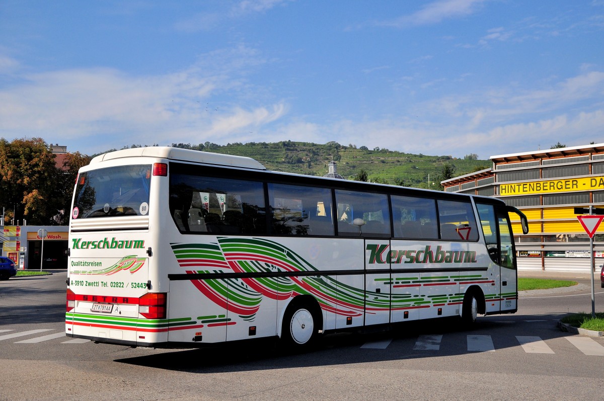 Setra 315 HD von Kerschbaum Reisen aus Niedersterreich am 18.9.2014 in Krems.