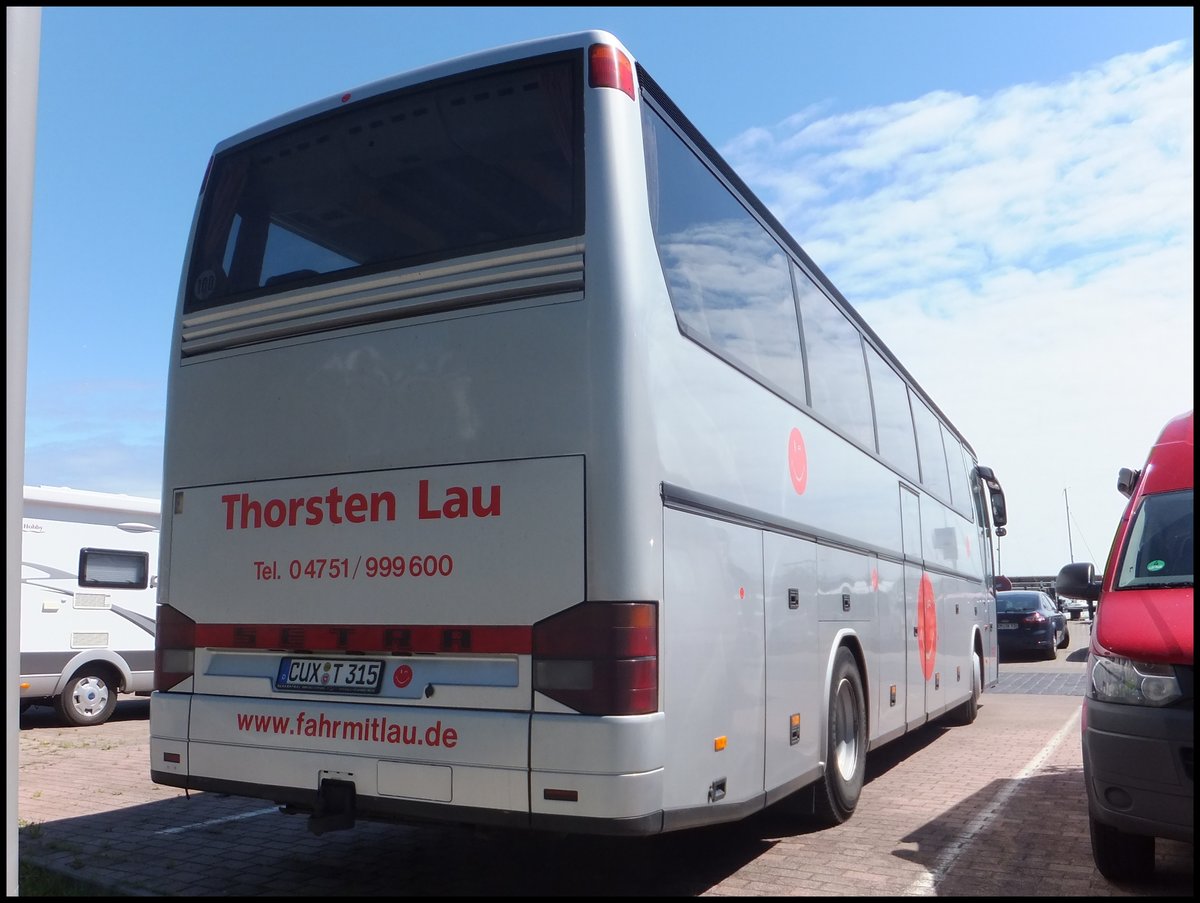 Setra 315 HDH von Thorsten Lau aus Deutschland im Stadthafen Sassnitz.