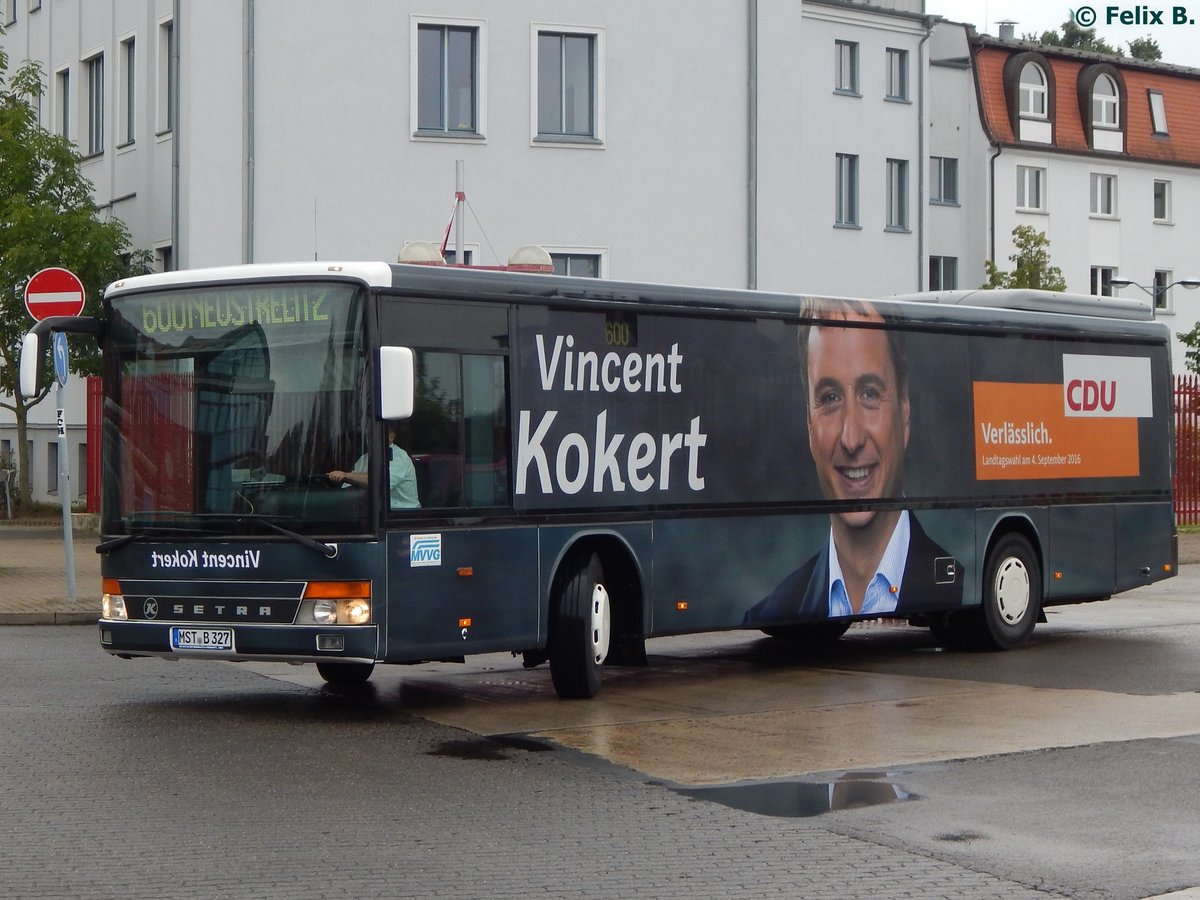 Setra 315 NF von Braasch Reisen aus Deutschland in Neubrandenburg.