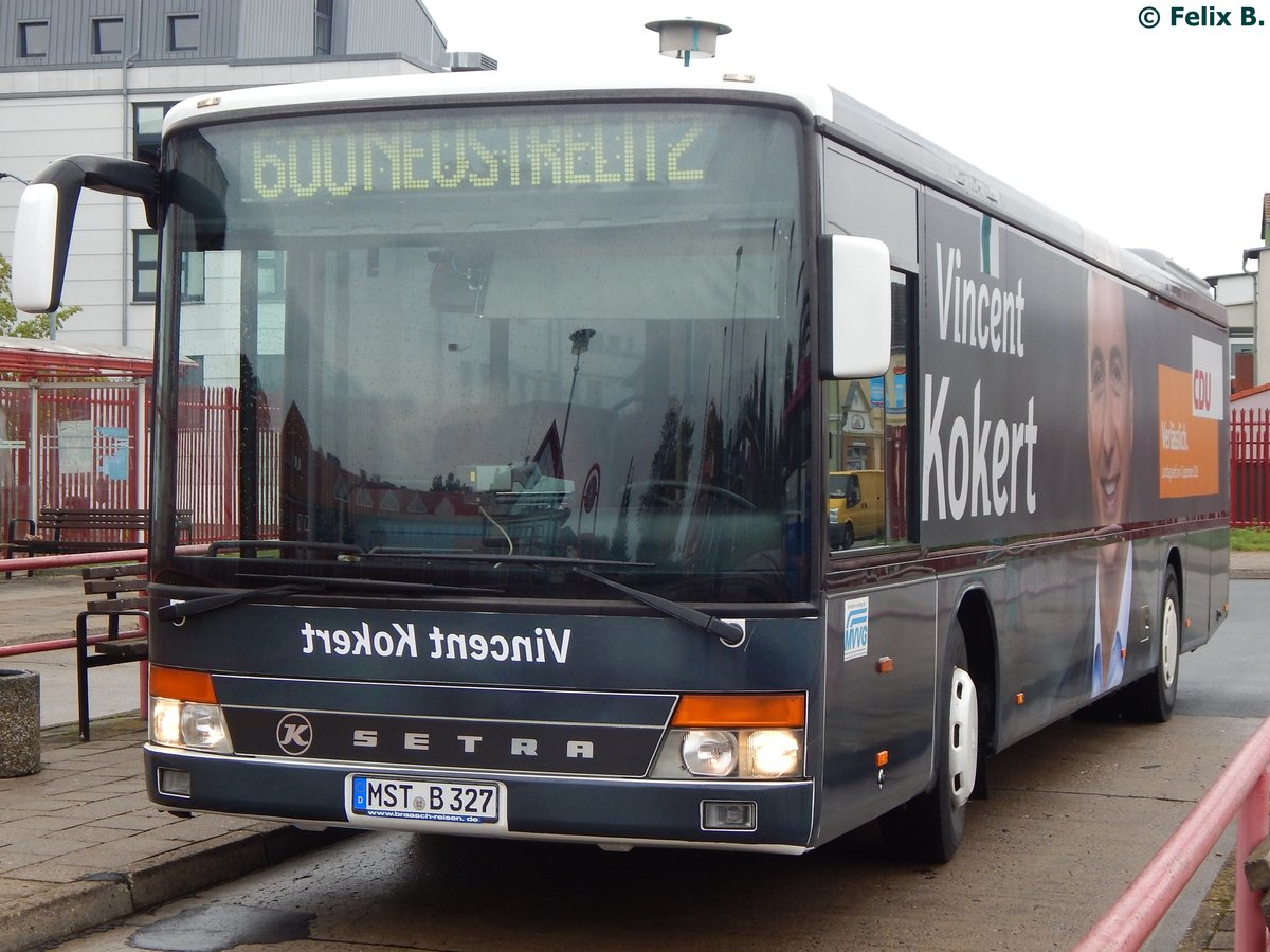 Setra 315 NF von Braasch Reisen aus Deutschland in Neubrandenburg.