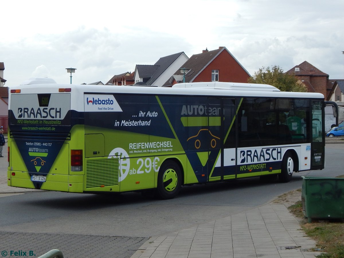 Setra 315 NF von Braasch Reisen aus Deutschland in Neubrandenburg.