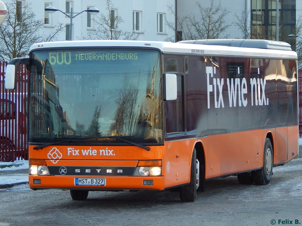 Setra 315 NF von Braasch Reisen aus Deutschland in Neubrandenburg.