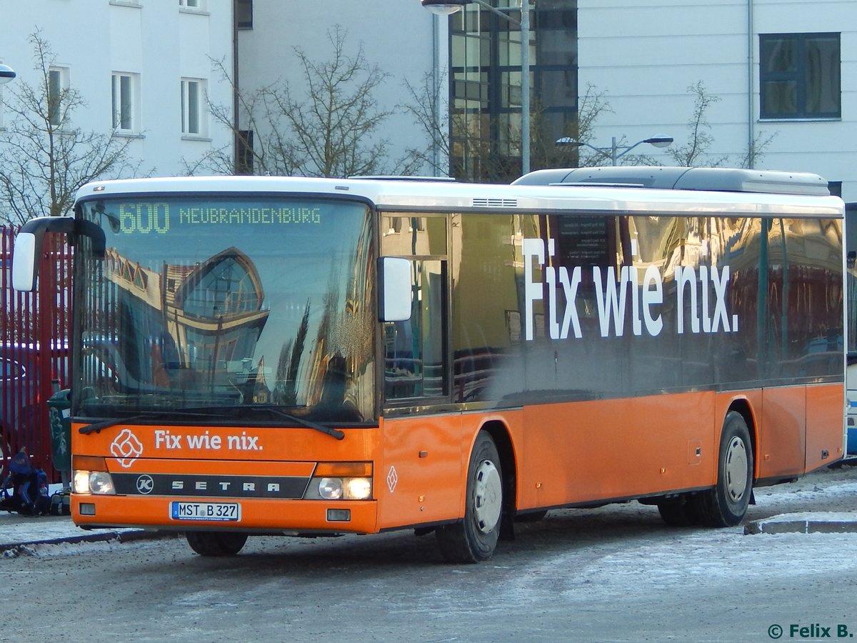 Setra 315 NF von Braasch Reisen aus Deutschland in Neubrandenburg.