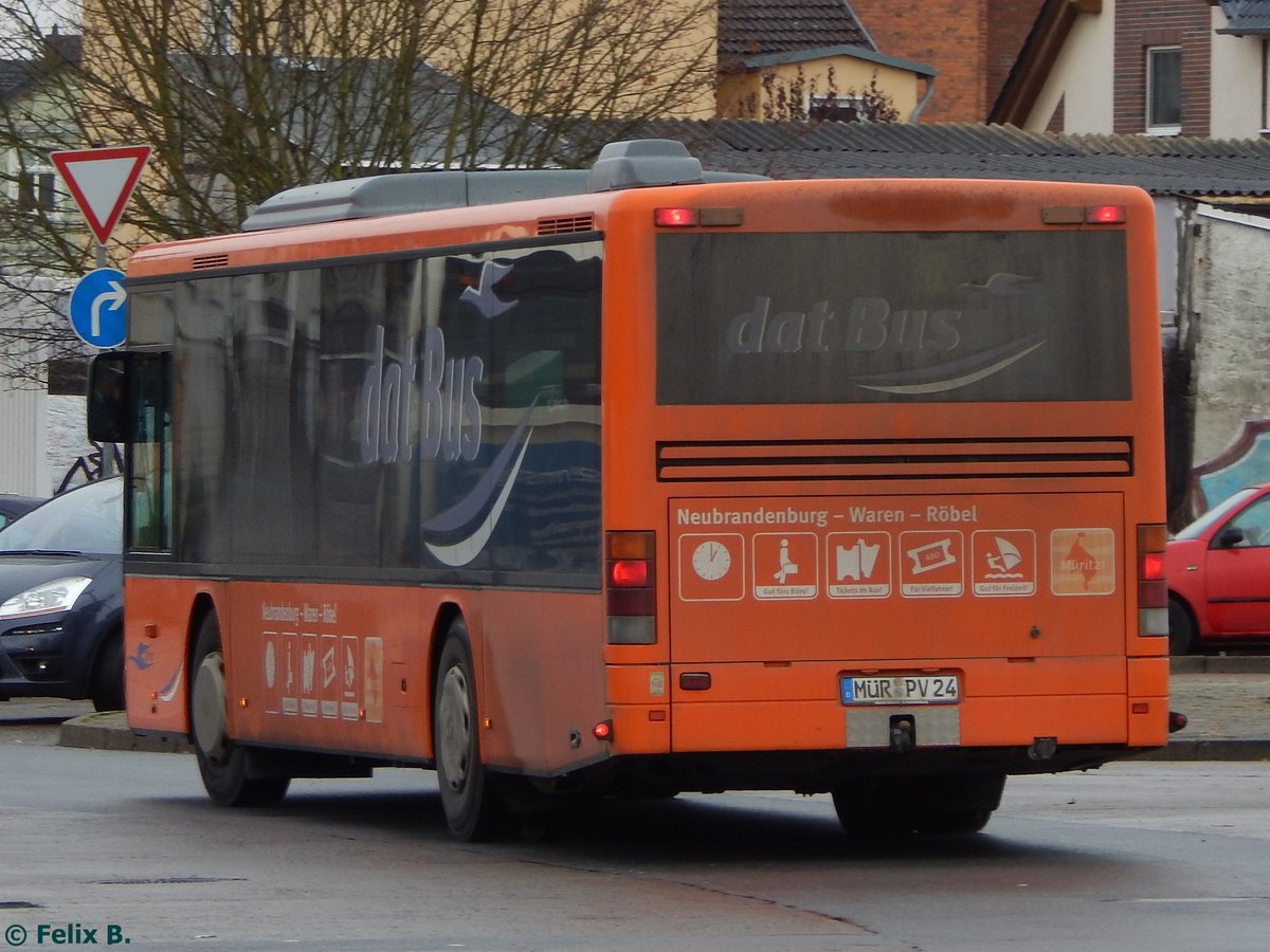 Setra 315 NF der PVM Waren in Neubrandenburg. 