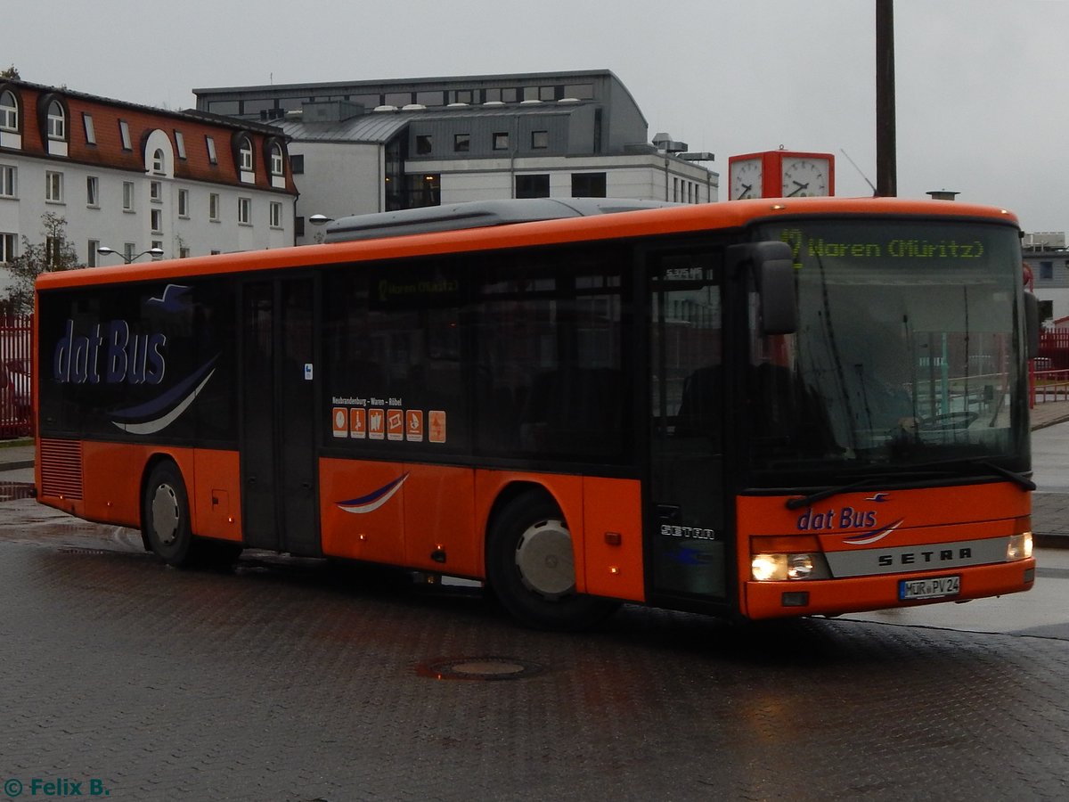 Setra 315 NF der PVM Waren in Neubrandenburg.