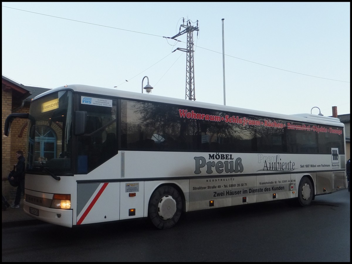 Setra 315 UL von Becker-Strelitz Reisen aus Deutschland in Bergen.