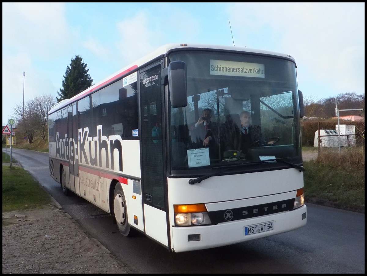 Setra 315 UL von Becker-Strelitz Reisen aus Deutschland in Sassnitz.