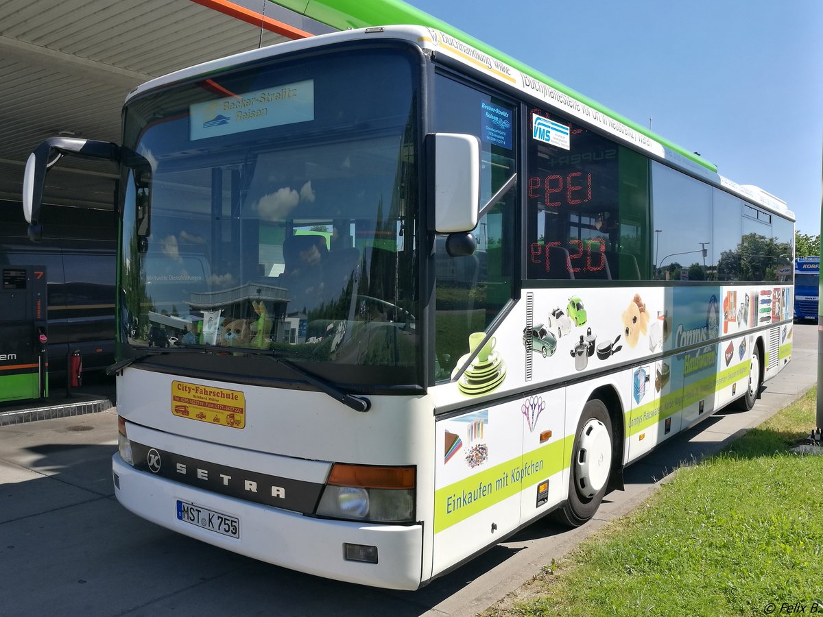 Setra 315 UL von Becker-Strelitz Reisen aus Deutschland in Neubrandenburg.