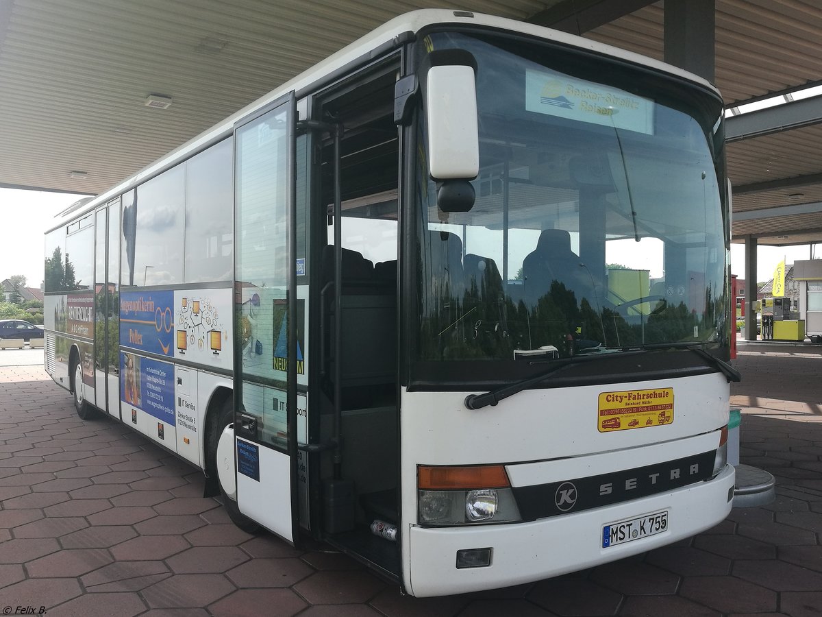 Setra 315 UL von Becker-Strelitz Reisen aus Deutschland in Neubrandenburg.