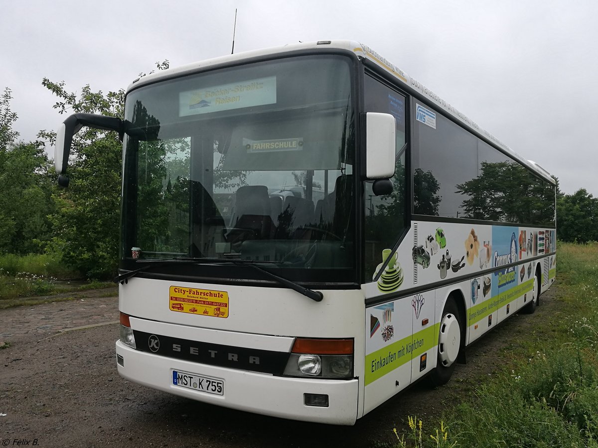 Setra 315 UL von Becker-Strelitz Reisen aus Deutschland in Neubrandenburg.