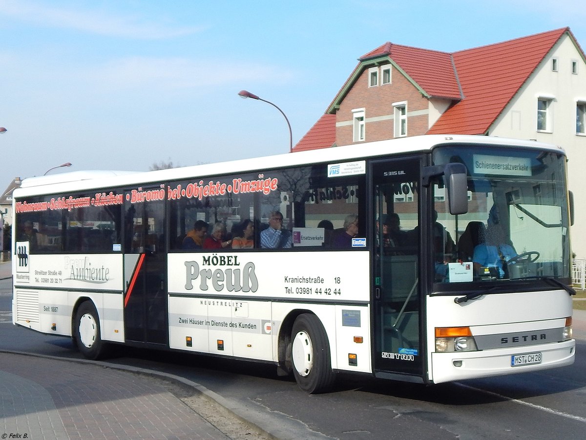 Setra 315 UL von Becker-Strelitz Reisen aus Deutschland in Bergen.